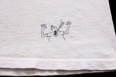画像6: 90s USA製 THE FAR SIDE School for the Mechanically Declined イラスト コットンTシャツ オフホワイト L (6)