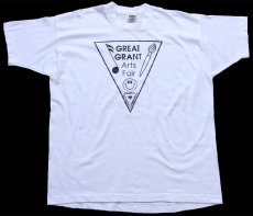 画像2: 90s USA製 GREAT GRANT Arts Fair スマイル アート Tシャツ 白 XL (2)