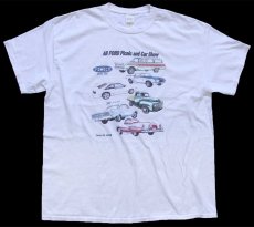 画像2: ALL FORD Picnic and Car Show フォード コットンTシャツ 白 XL (2)