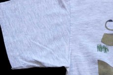 画像7: 90s メキシコ製 Hanes LIONS TIGERS BEARS ライオン タイガー ベア アート コットンTシャツ 杢ライトグレー M (7)