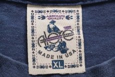 画像5: 90s USA製 YOSEMITE ベア 刺繍 コットンTシャツ ブルーグレー XL (5)