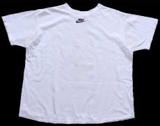 画像3: 90s USA製 NIKEナイキ WEST VIRGINIA MOUNTAINEERS JUST DO IT コットンTシャツ 白 XL (3)