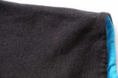 画像6: 90s USA製 YMCA WORLDWIDE MAKING A DIFFERENCE レイヤードネック&スリーブ コットンTシャツ 黒×水色 XL (6)