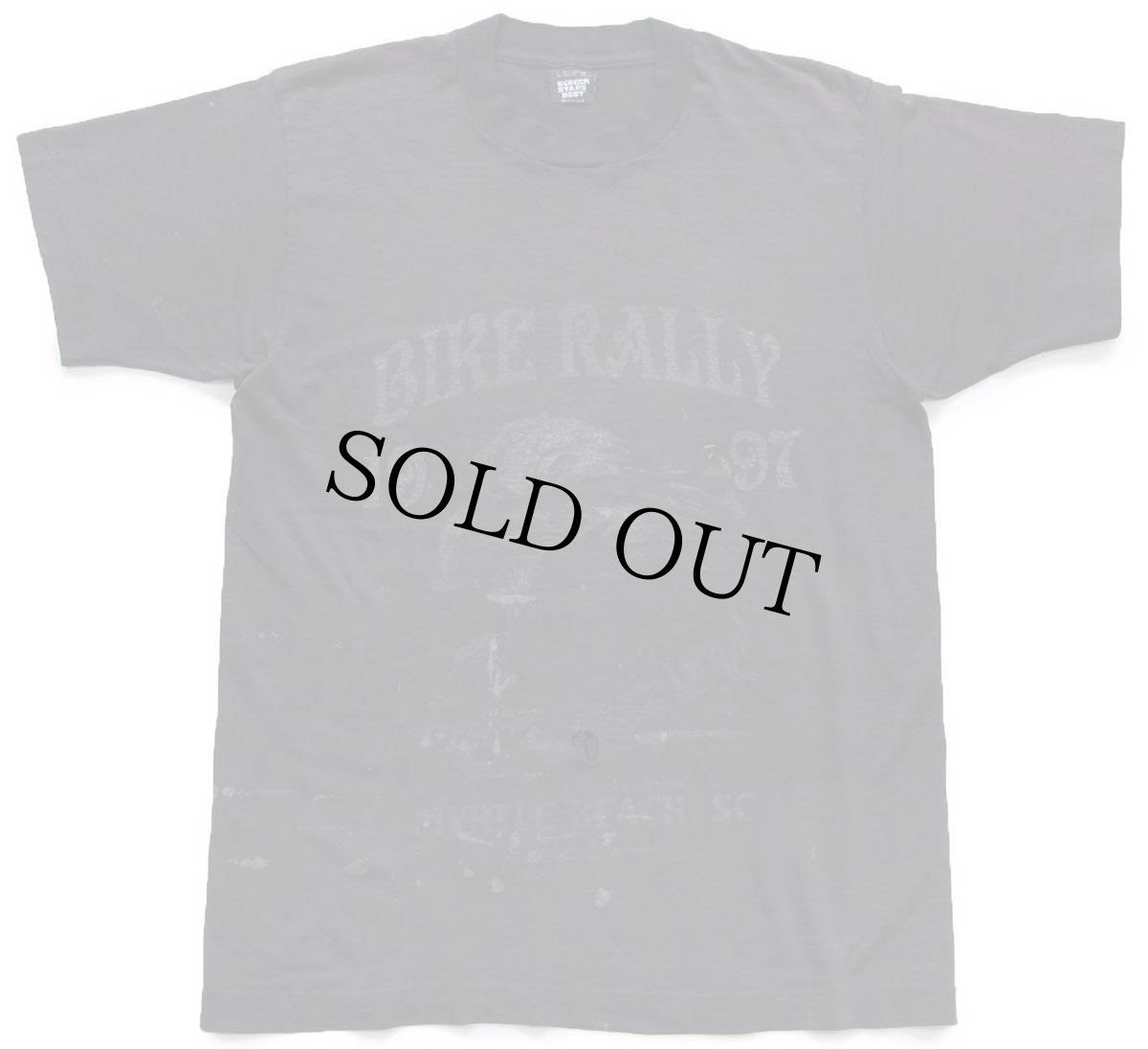 画像2: 90s USA製 BIKE RALLY 1997 MYRTLE BEACH,SC Tシャツ ボロ 黒 フェード L (2)