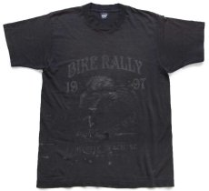 画像2: 90s USA製 BIKE RALLY 1997 MYRTLE BEACH,SC Tシャツ ボロ 黒 フェード L (2)