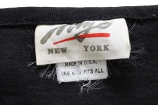画像4: 90s USA製 Miyo NEW YORK フィッシュ アート コットンTシャツ 黒★特大 (4)