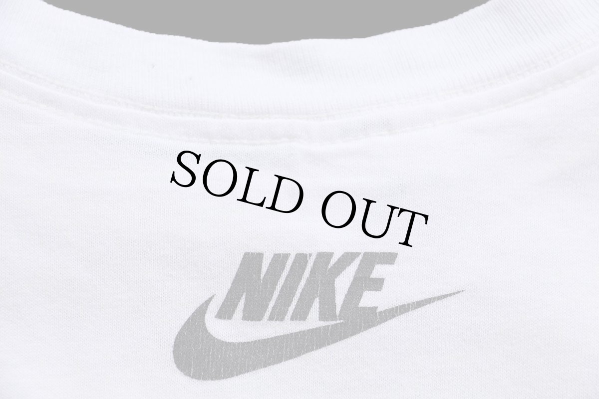 画像4: 90s USA製 NIKEナイキ WEST VIRGINIA MOUNTAINEERS JUST DO IT コットンTシャツ 白 XL (4)