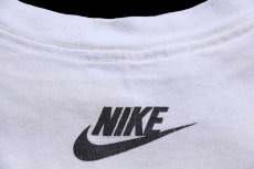 画像4: 90s USA製 NIKEナイキ WEST VIRGINIA MOUNTAINEERS JUST DO IT コットンTシャツ 白 XL (4)