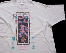 画像1: 90s USA製 1995 ATLANTA PEACHTREE ROADRACE アート NIKE TEXACO Pedigree ロゴ 協賛 コットンTシャツ ベージュ XL (1)