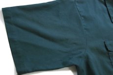 画像5: 70s Leeリー 半袖 ワークシャツ 深緑 17-17.5 (5)
