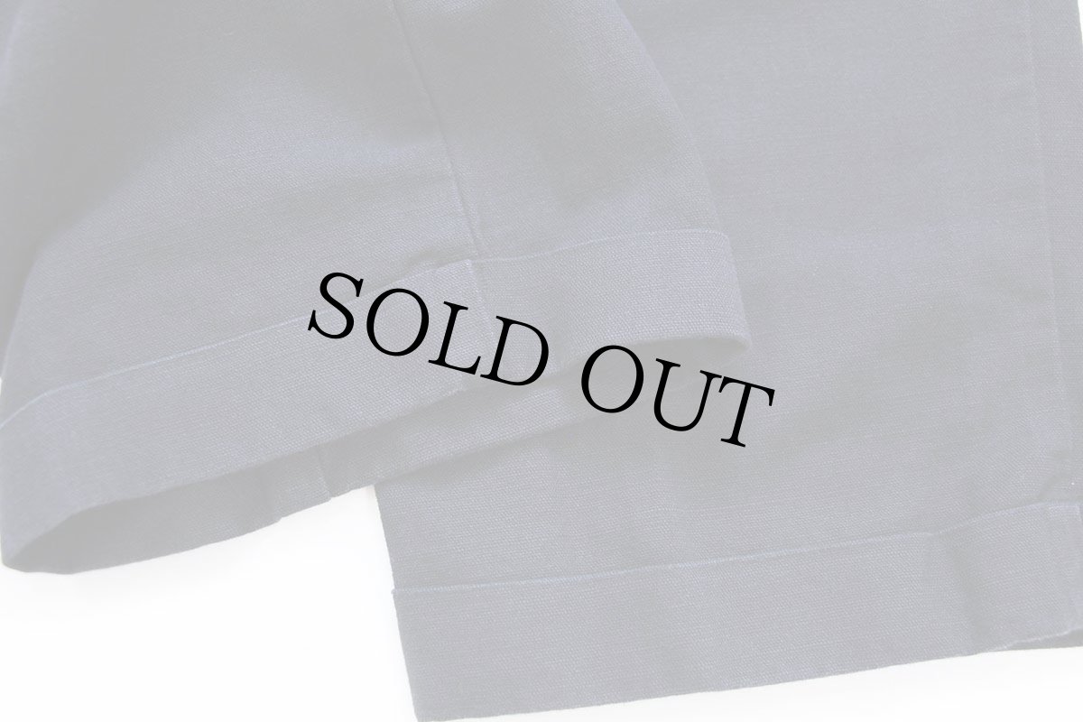 画像7: 00s DOCKERSドッカーズ Classic Fit ツータック スラックス リネン×コットンパンツ 濃紺 W36 L30★Levi'sリーバイス (7)