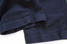 画像7: 00s DOCKERSドッカーズ Classic Fit ツータック スラックス リネン×コットンパンツ 濃紺 w36 L30★Levi'sリーバイス (7)