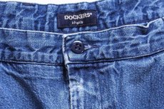 画像7: 00s DOCKERSドッカーズ ツータック デニム トラウザーズ w38 L34★Levi'sリーバイス (7)