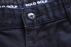画像8: 90s POLO GOLF ラルフローレン CLASSIC GOLF PANT ツータック コットン チノパン 濃紺 w34 L30 (8)
