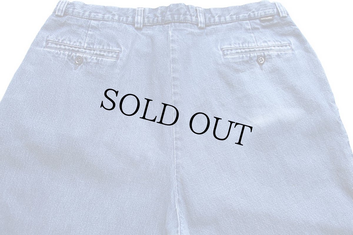 画像5: 00s DOCKERSドッカーズ ツータック デニム トラウザーズ w38 L34★Levi'sリーバイス (5)