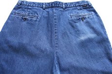 画像5: 00s DOCKERSドッカーズ ツータック デニム トラウザーズ w38 L34★Levi'sリーバイス (5)