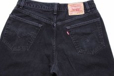 画像5: 00s メキシコ製 Levi'sリーバイス 550 ブラック デニムパンツ W34 L32 (5)