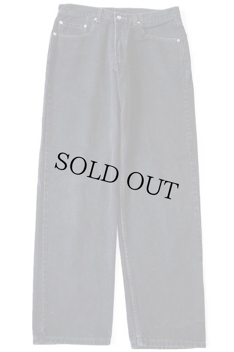 画像2: 00s メキシコ製 Levi'sリーバイス 550 ブラック デニムパンツ W34 L32 (2)