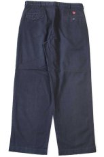 画像3: 90s POLO GOLF ラルフローレン CLASSIC GOLF PANT ツータック コットン チノパン 濃紺 w34 L30 (3)
