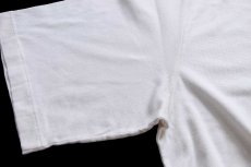 画像6: 00s ペルー製 POLO GOLF ラルフローレン ワンポイント スキッパーネック コットン 鹿の子 ポロシャツ アイボリー L (6)