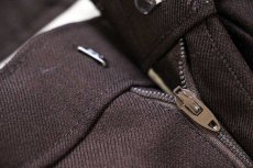 画像7: 80s Levi'sリーバイス ACTION SLACKS フレア スラックス ポリエステルパンツ 焦げ茶 w32★スタプレ (7)