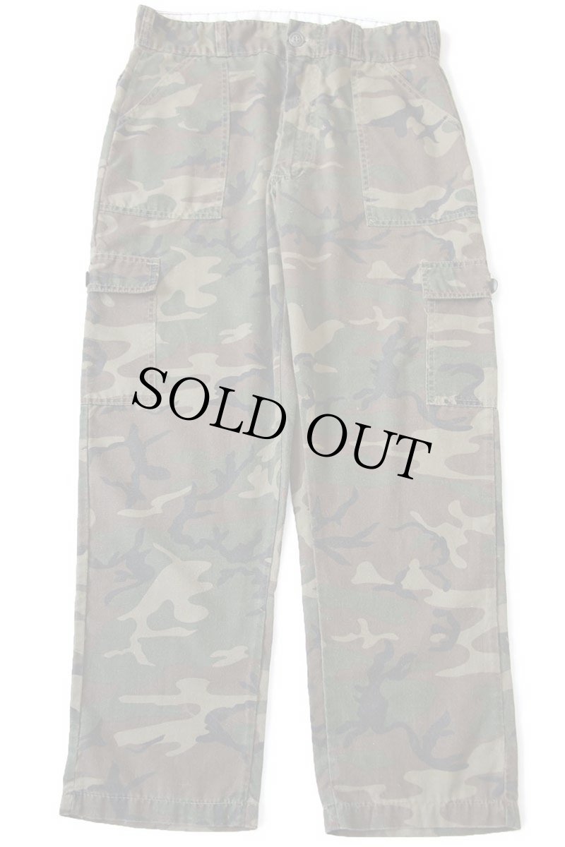 画像2: 80s American Field 迷彩 ベイカータイプ カーゴ ハンティングパンツ w36 (2)