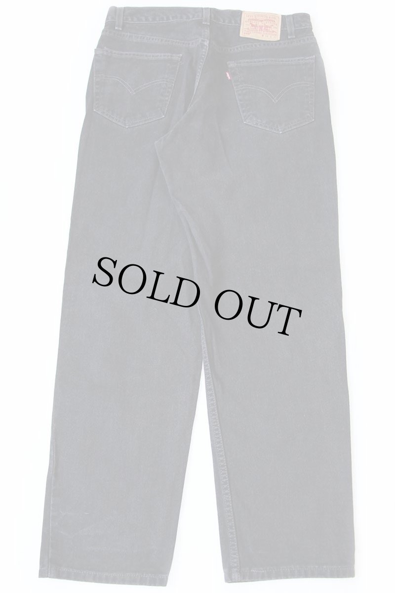 画像3: 00s メキシコ製 Levi'sリーバイス 550 ブラック デニムパンツ W34 L32 (3)