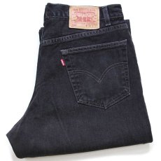 画像1: 00s メキシコ製 Levi'sリーバイス 550 ブラック デニムパンツ W34 L32 (1)