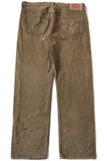 画像3: 00s USA製 Levi'sリーバイス 501 後染め カラーデニムパンツ オリーブ フェード W38 L32★オールド (3)