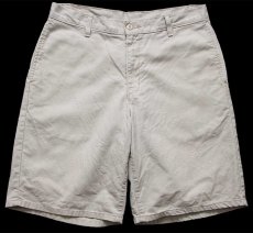 画像1: 90s Levi'sリーバイス RED TAB コットン ショートパンツ グレーベージュ W34★ショーツ ハーフ (1)