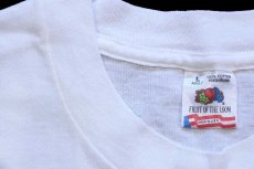 画像4: 90s USA製 Irish Mother Superior クローバー コットンTシャツ 白 L (4)