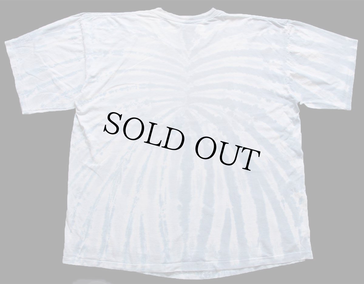 画像3: 00s USA製 LIQUID BLUE GREAT WOLF LODGE ウルフ アート タイダイ染め コットンTシャツ 特大 (3)