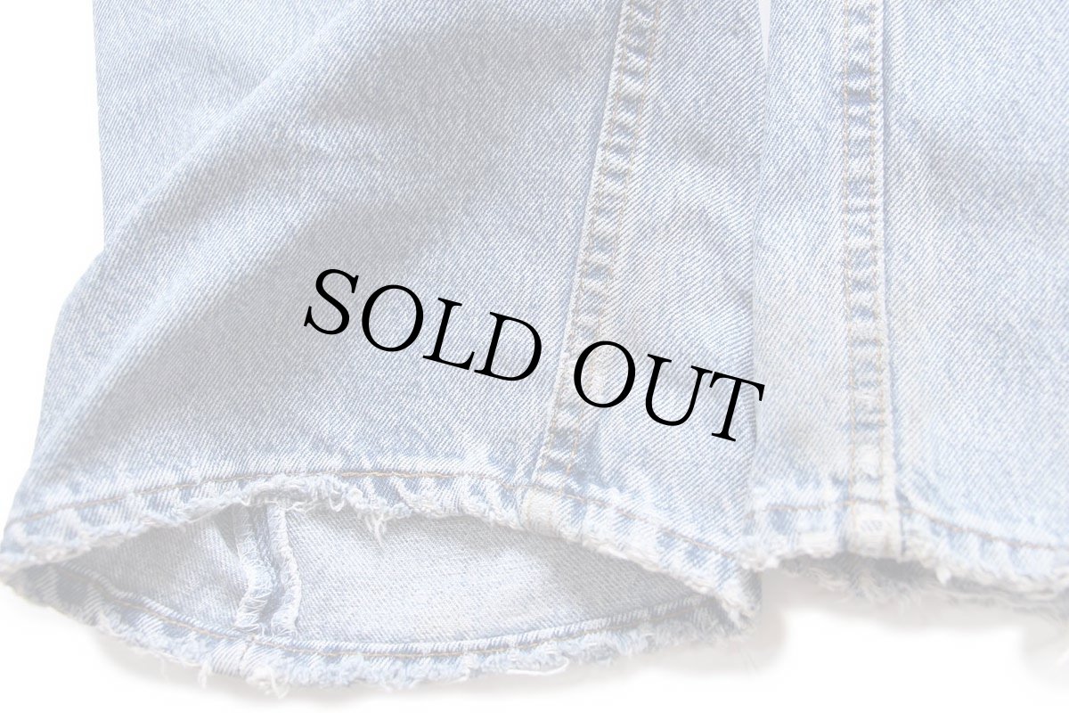 画像9: 90s USA製 Levi'sリーバイス 501 ダメージ デニムパンツ W40 L32★175 (9)