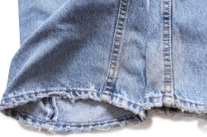画像9: 90s USA製 Levi'sリーバイス 501 ダメージ デニムパンツ W40 L32★175 (9)