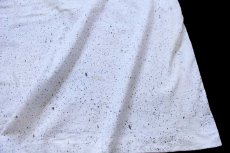 画像6: 90s タイガー アップリケ&ストーン装飾 ドロッピング アート コットンTシャツ 白 (6)