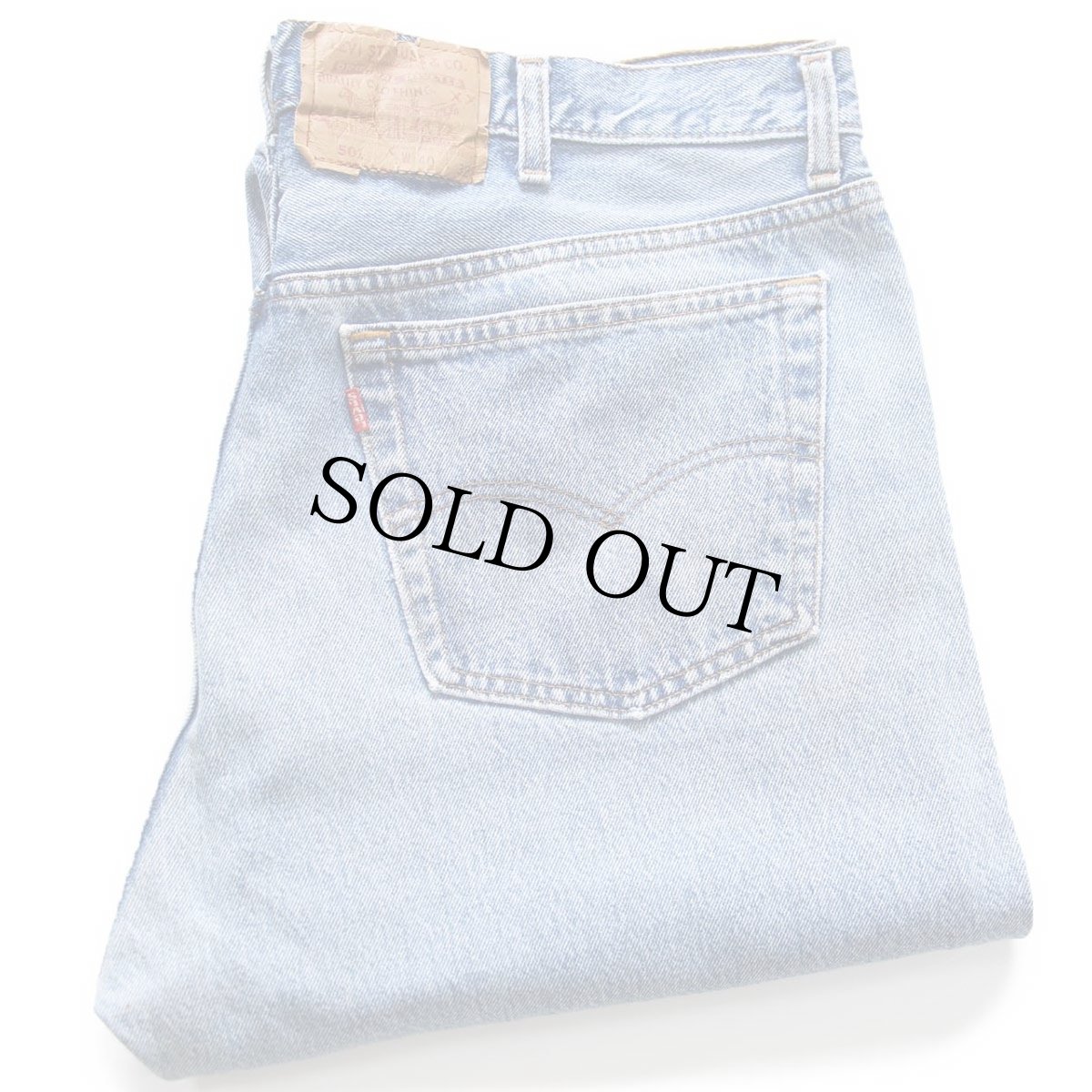 画像1: 90s USA製 Levi'sリーバイス 501 ダメージ デニムパンツ W40 L32★175 (1)