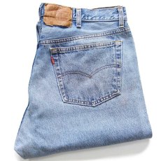 画像1: 90s USA製 Levi'sリーバイス 501 ダメージ デニムパンツ W40 L32★175 (1)