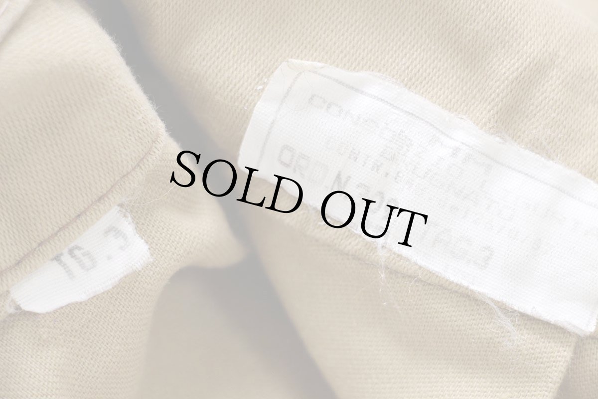 画像5: 80s イタリア軍 ツータック コットンツイル グルカショーツ ショートパンツ カーキ 3★ショーツ ハーフ (5)