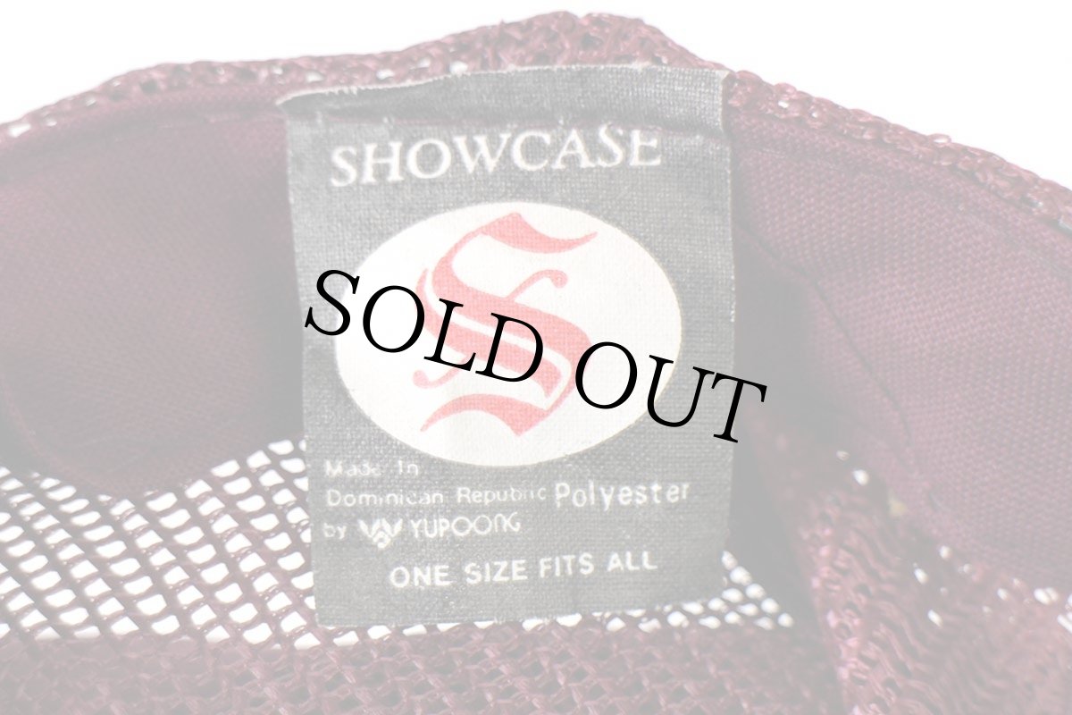 画像6: 90s SACH'S ハンバーガー メッシュキャップ ワインレッド (6)