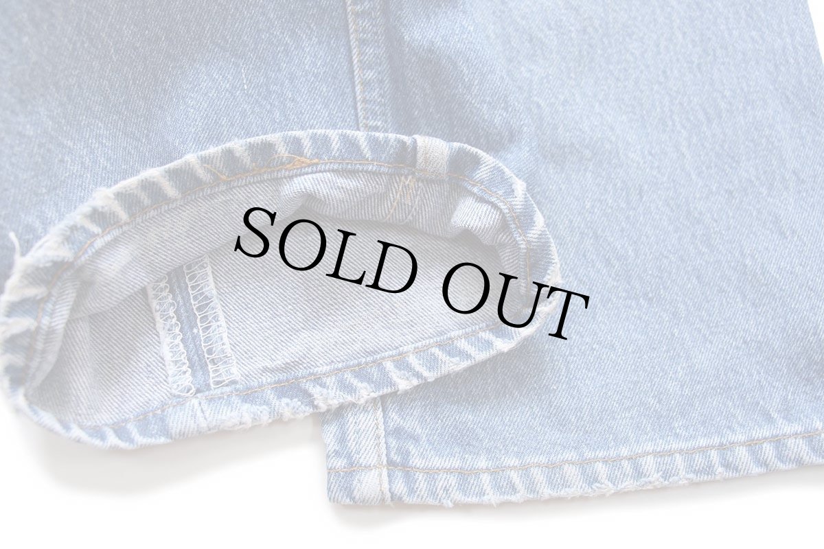 画像9: 90s USA製 Levi'sリーバイス 501 ダメージ デニムパンツ ヒゲ W40 L32★177 (9)