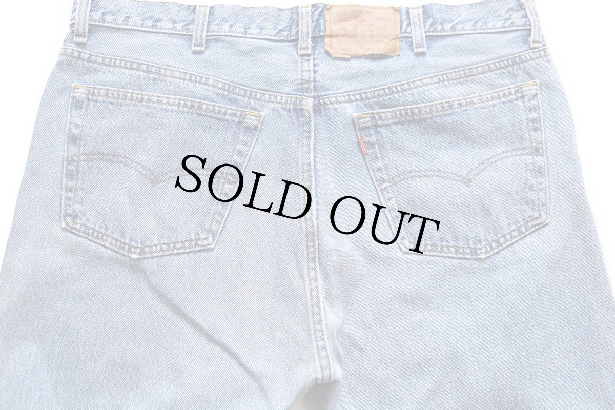 画像5: 90s USA製 Levi'sリーバイス 501 ダメージ デニムパンツ W40 L32★175 (5)