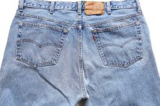 画像5: 90s USA製 Levi'sリーバイス 501 ダメージ デニムパンツ W40 L32★175 (5)