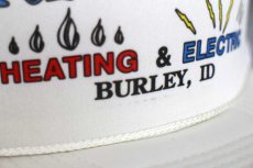 画像9: デッドストック★90s RAMSEY HEATING & ELECTRIC メッシュキャップ 白 (9)