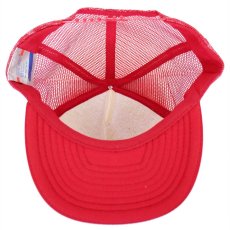 画像7: 90s FIRST FEDERAL SAVINGS BANK ツートン 切り替え メッシュキャップ 赤×白 (7)