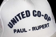画像5: 90s UNITED CO-OP PAUL-RUPERT 発泡プリント メッシュキャップ 白 (5)