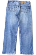 画像3: 90s USA製 Levi'sリーバイス 501 ダメージ デニムパンツ ヒゲ W40 L32★177 (3)