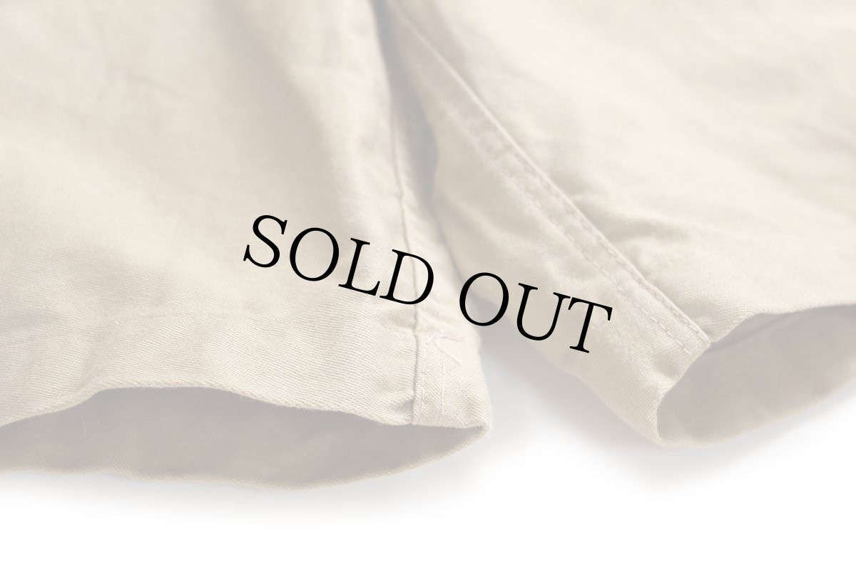 画像6: 80s イタリア軍 ツータック コットンツイル グルカショーツ ショートパンツ カーキ 3★ショーツ ハーフ (6)