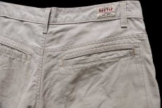 画像4: 90s Levi'sリーバイス RED TAB コットン ショートパンツ グレーベージュ W34★ショーツ ハーフ (4)