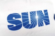 画像5: 90s SUN ツートン 切り替え メッシュキャップ 青×白 (5)
