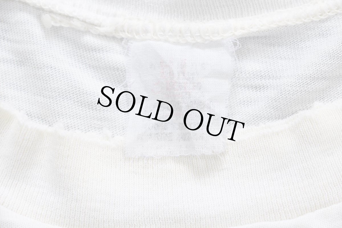 画像6: 80s USA製 BULLWINKLE'S SALOON ムース ギター イラスト ポケットTシャツ ボロ (6)